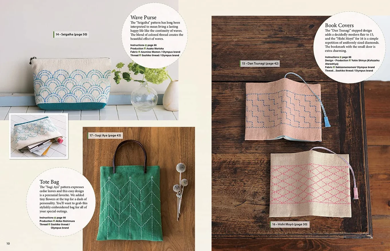 Essential Sashiko: 92 of the Most Popular Patterns (with 11 Projects and Actual Size Templates)