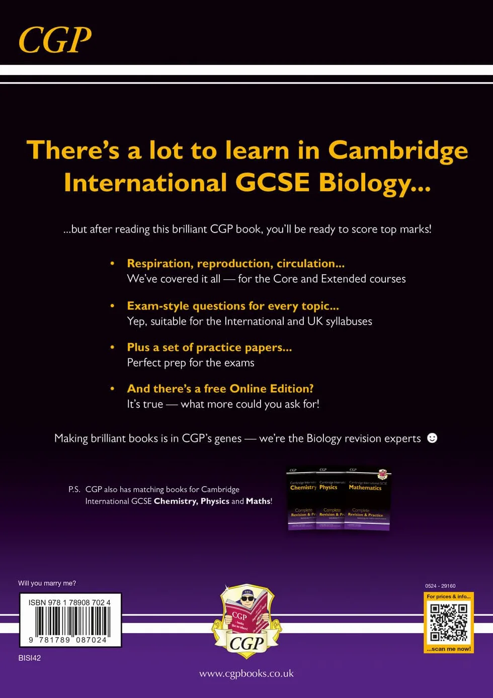 Cambridge International GCSE Biology Complete Revision & Practice