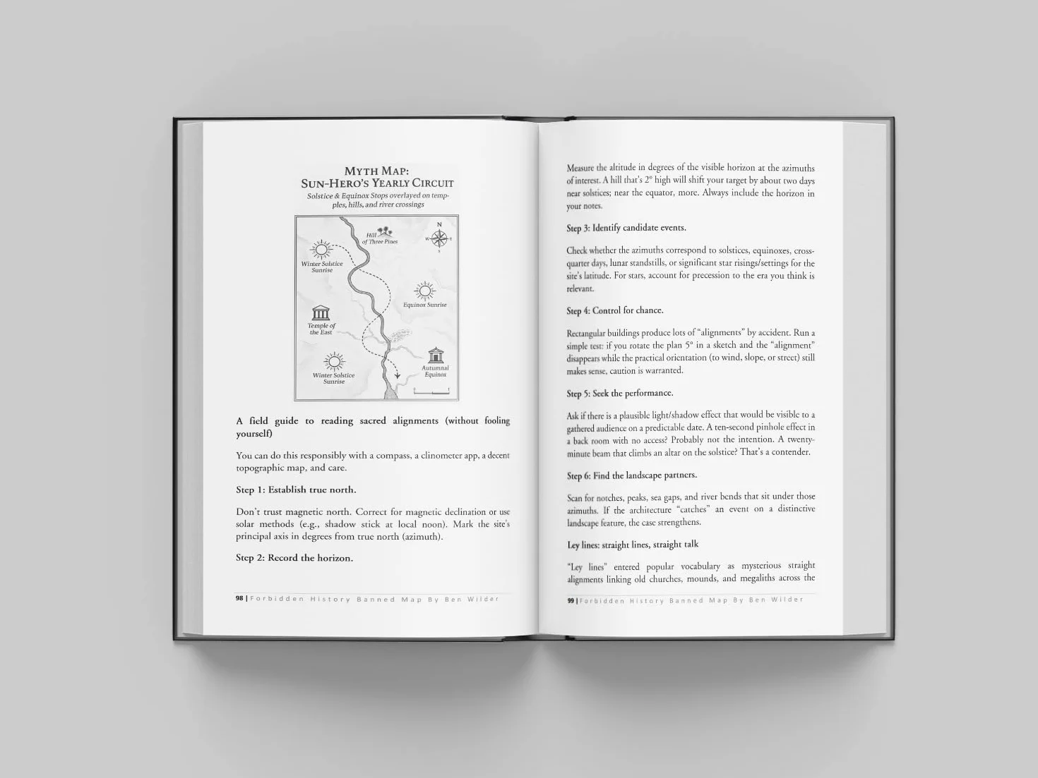 Forbidden History Banned Maps: Ancient Charts, Ley Lines, Geographic Mysteries Redefine Our Past - Visual History Gift Trivia Book for Adults