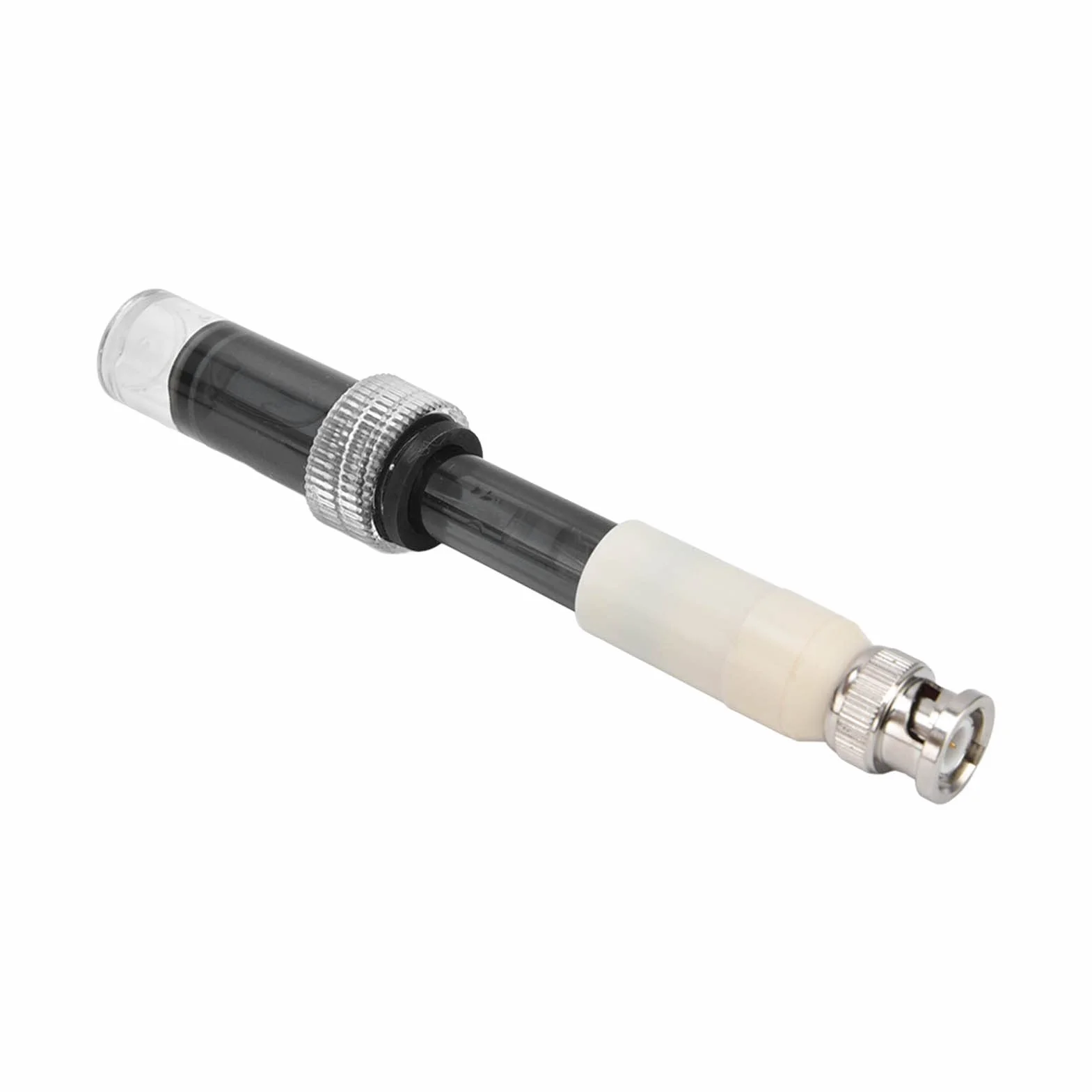 Fdit Sonda Elektrody PH, Płaskie Elektrody do Testerów PH ze Złączem BNC, Elektroda Zamienna do Miernika w Akwarium, Basenie Laboratoryjnym