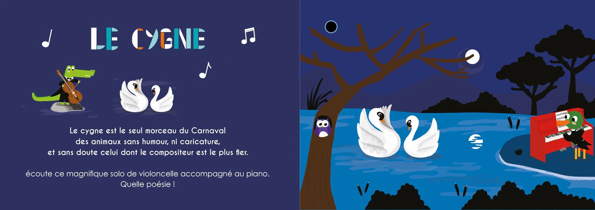 Mon livre musical Le carnaval des animaux de Camille Saint-Saëns: Livre sonore bébé dès 6 mois avec piles AAA