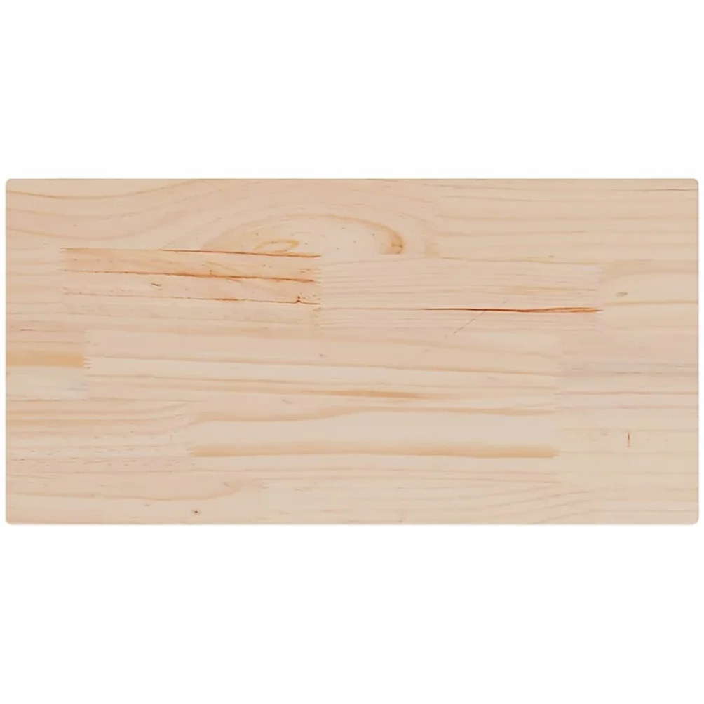 vidaXL Blaty do stolika, 2 szt., 90x45x2,5 cm, prostokątne, sosnowe, blat stołowy, drewniany blat stołu, blat na stół, blat na wymianę