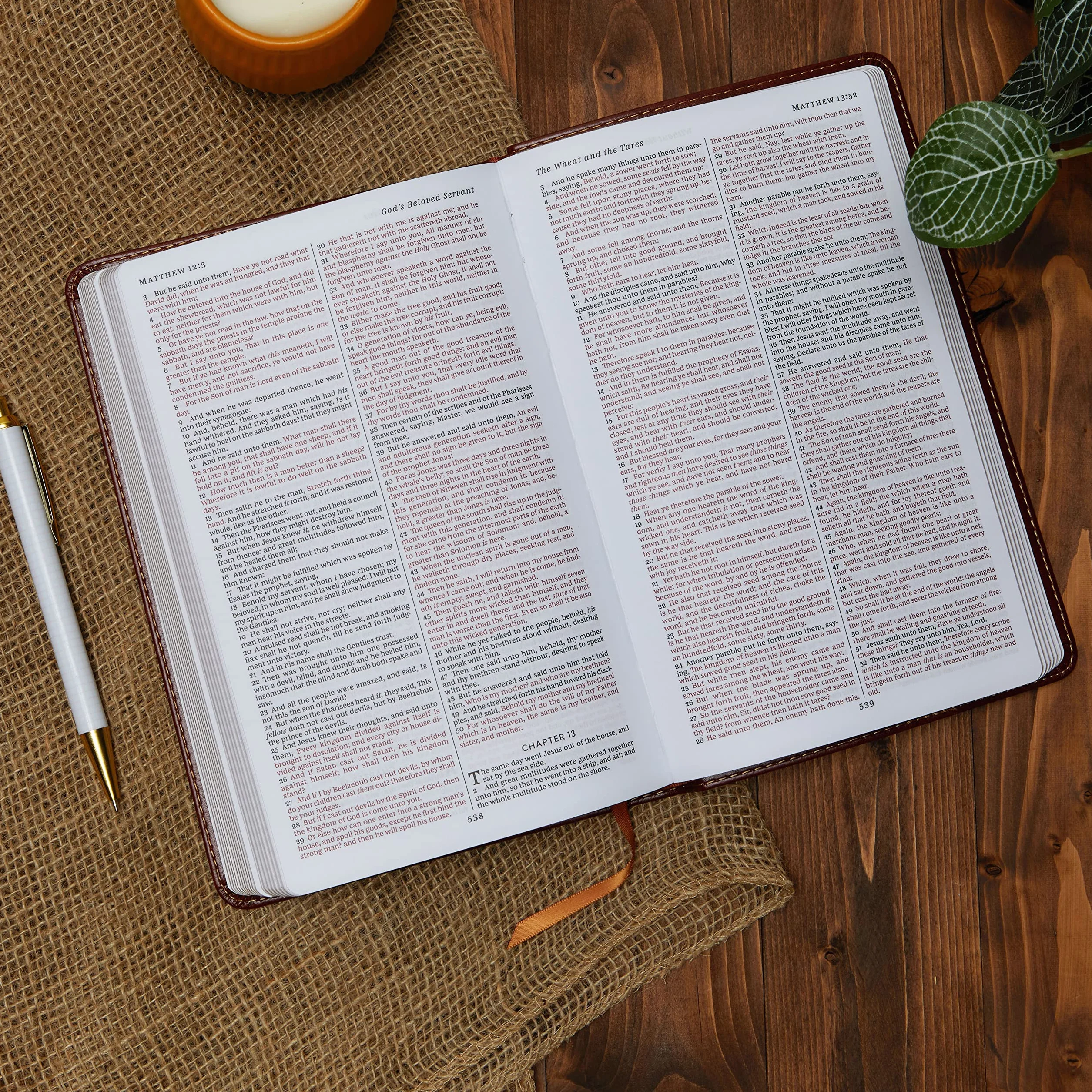 KJV Gift and Award Bible, Imitation Leather, Black, Red Letter Edition