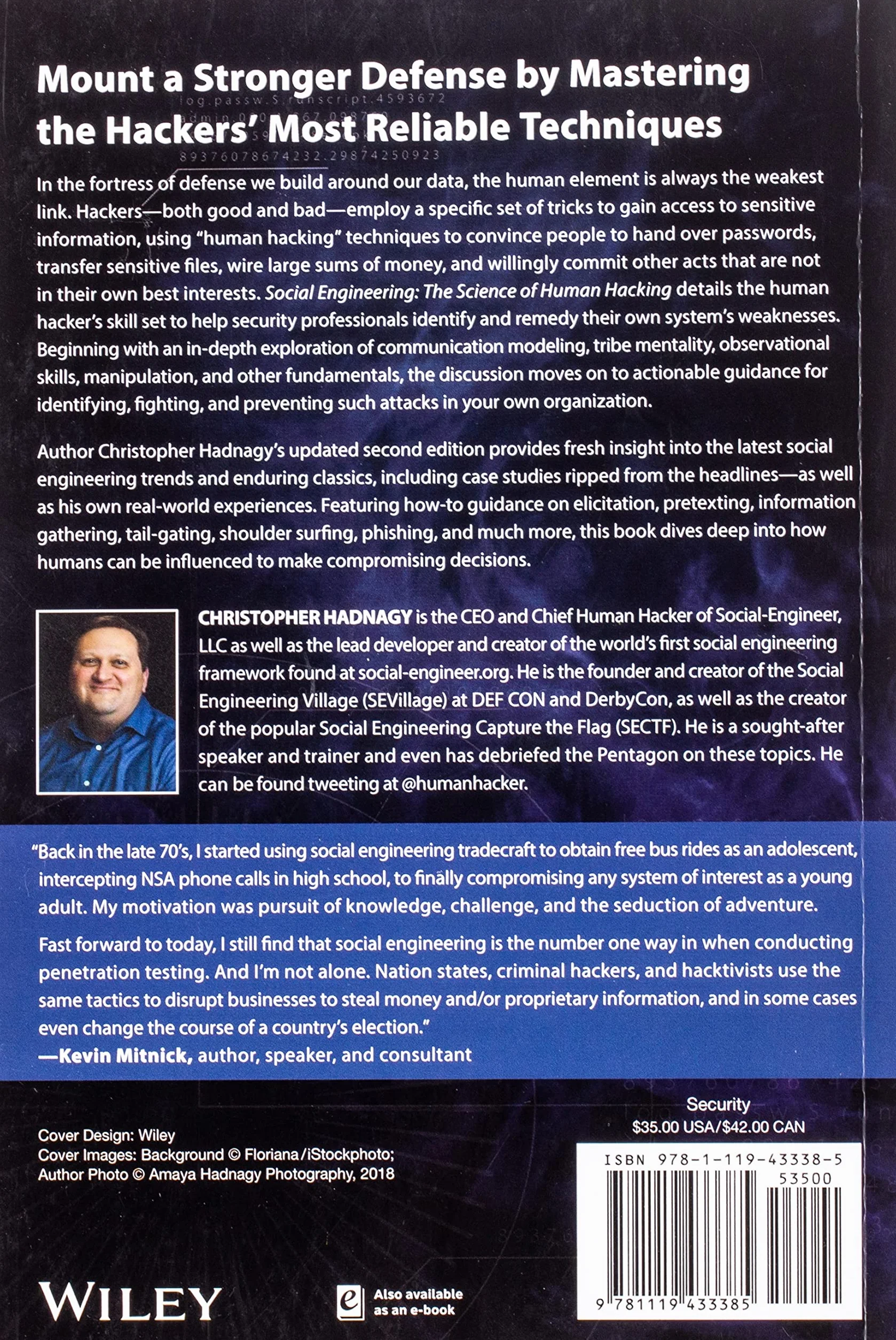 Social Engineering: The Science of Human Hacking