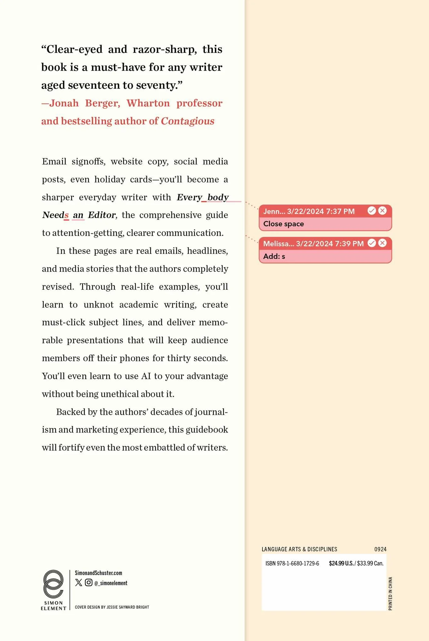 Everybody Needs an Editor: The Essential Guide to Clear and Effective Writing