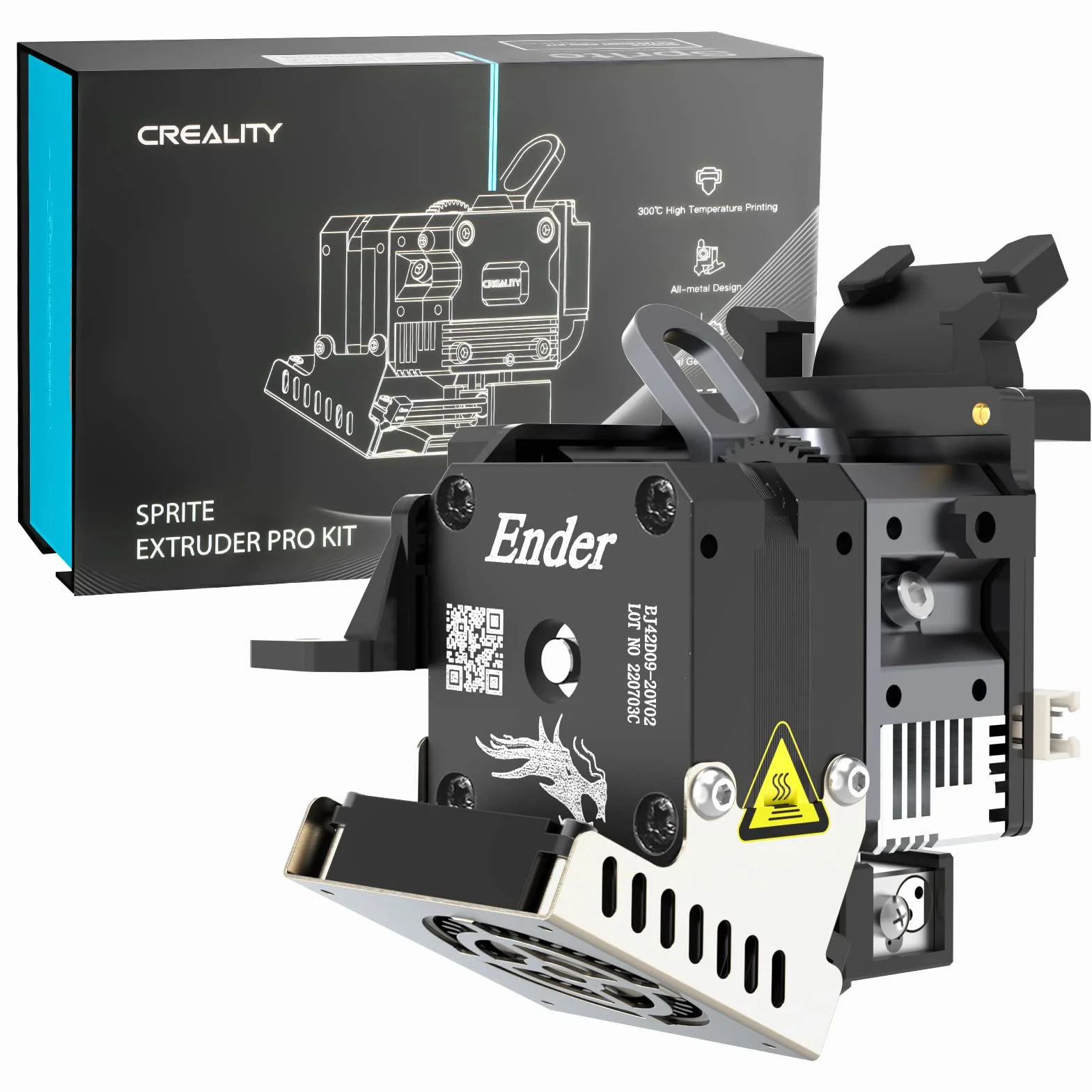 Creality Sprite Pro Direct Drive Metal Extruder Zestaw 300℃ 80N Do Ender 3 V2
