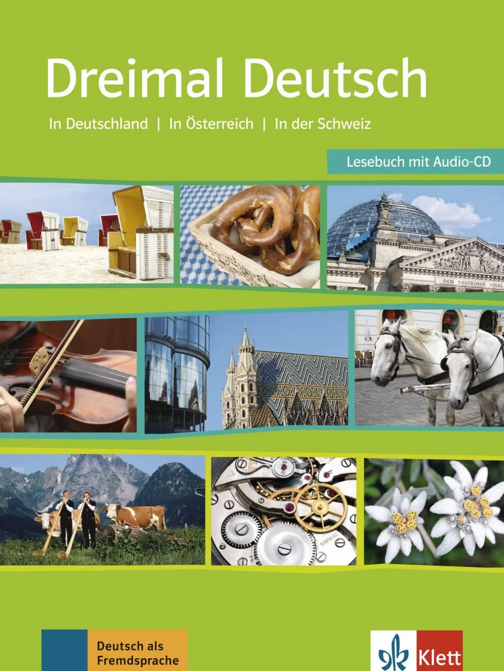 Dreimal deutsch - libro del alumno: Lesebuch & Audio-CD