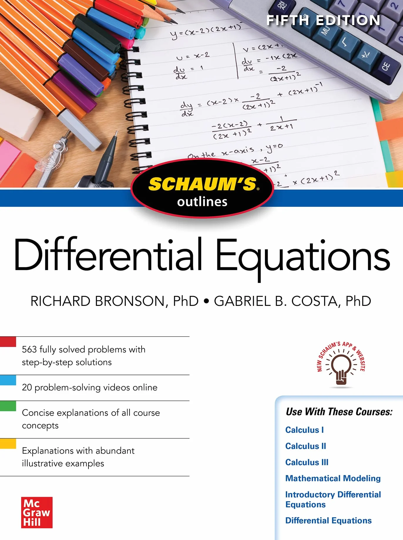 Schaum's Outline of Differential Equations, Fifth Edition