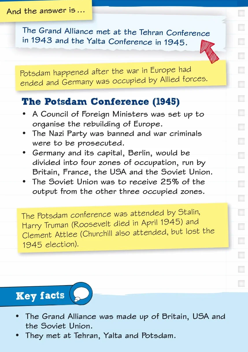 Revise Edexcel GCSE (9-1) History: Superpower Relations and the Cold War Revision Cards: with free online Revision Guide and Workbook