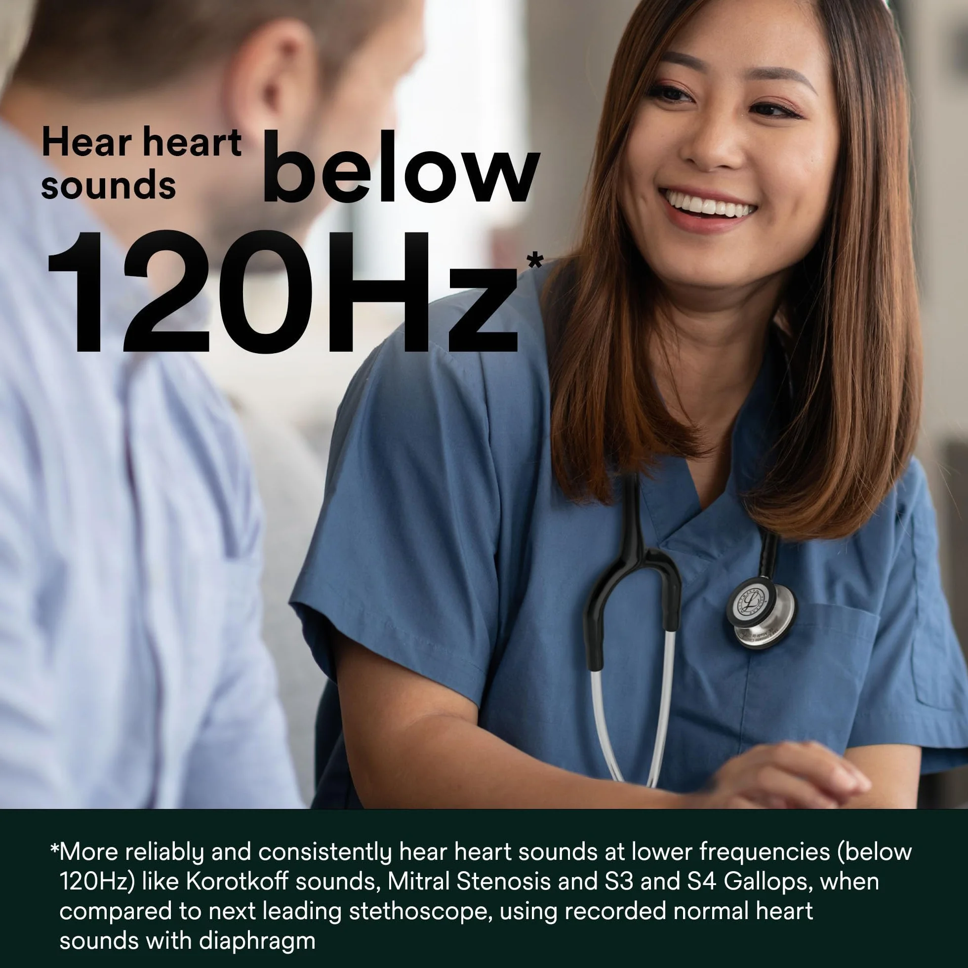 3M Littmann Classic III Stetoskop, SMOKE FINISH, ciemnoszary, czarny przewód