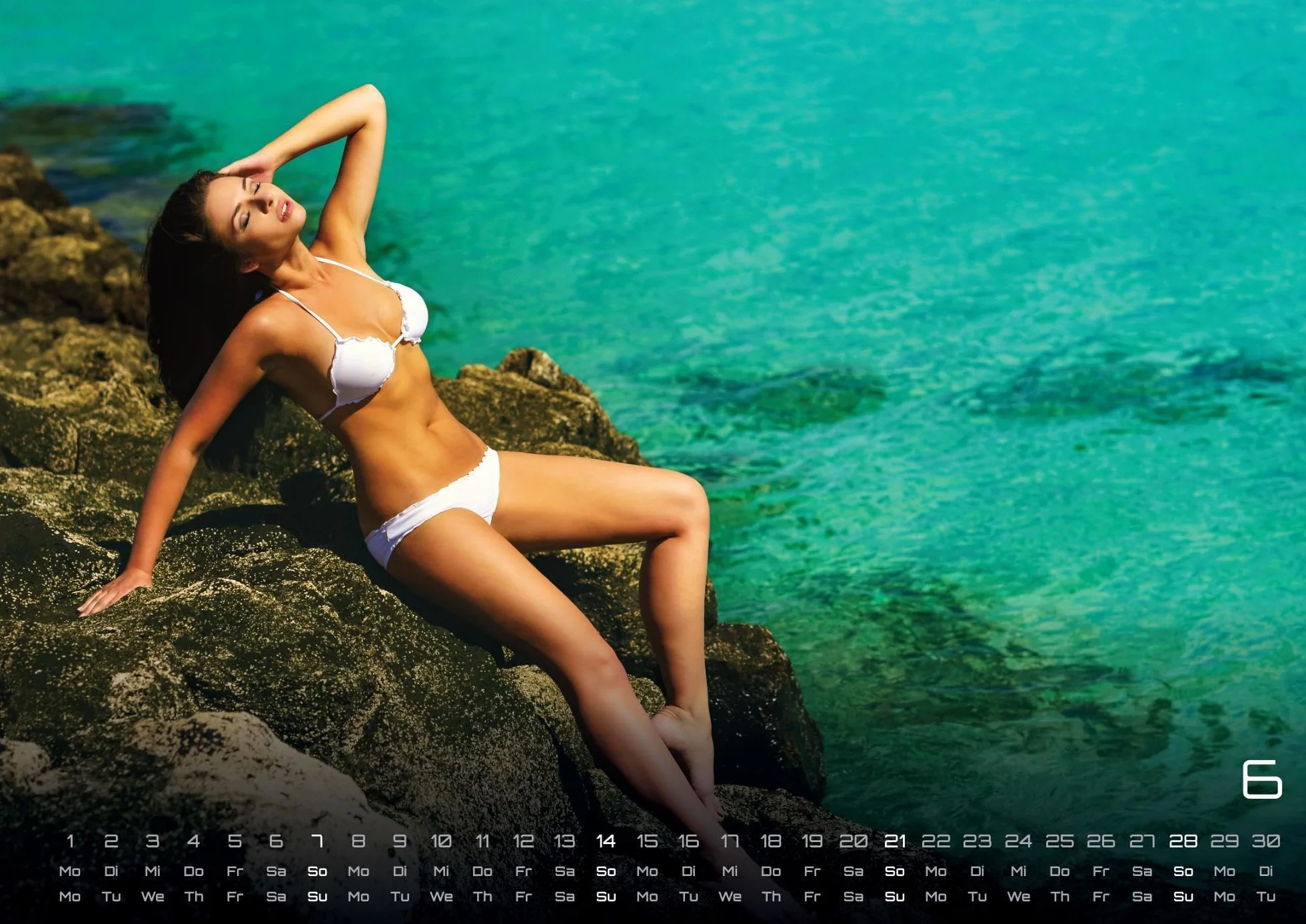 BIKINI GIRLS - Sexy Babes - 2026 - Kalender DIN A2: Der Wandkalender für alle Liebhaber der Bikini-Girls für das Jahr 2026 im extragroßen Format DIN A2 (ca. 60 x 42 cm)!