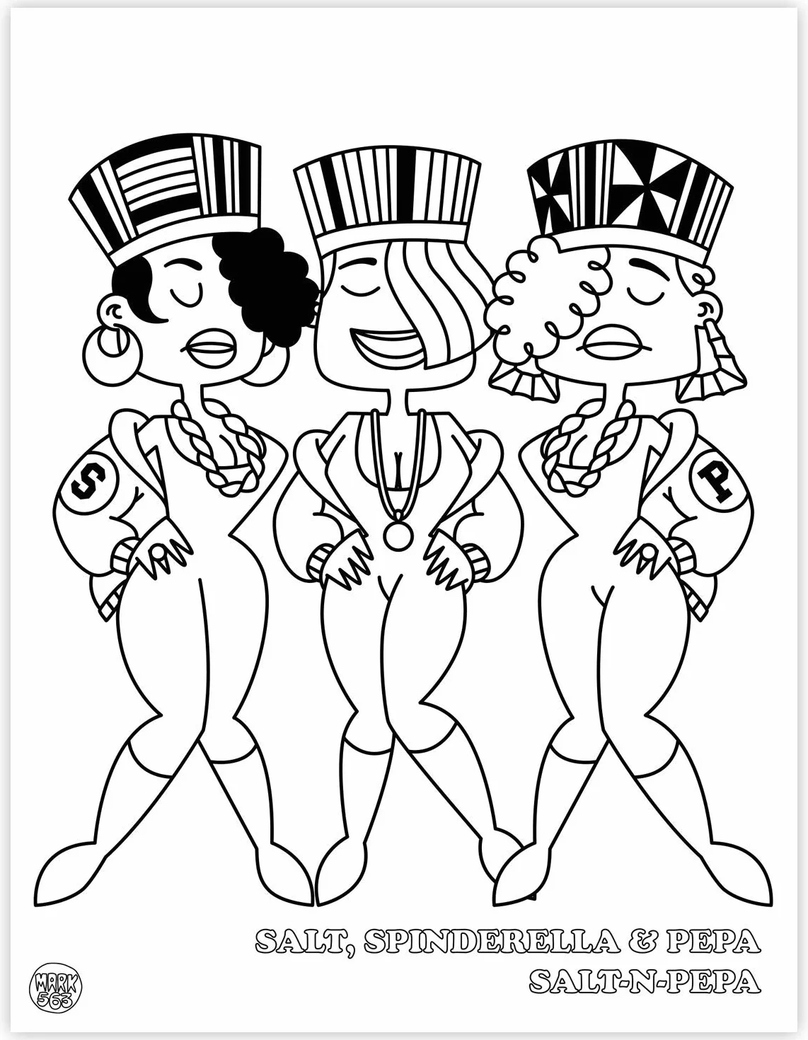 Hip Hop Coloring Book