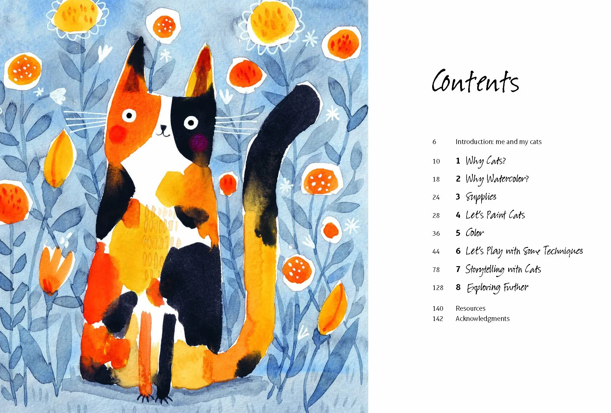 Painting Cats: Curious, Mindful & Free-Spirited Watercolors
