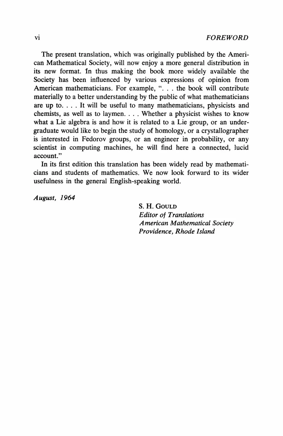 Mathematics: Its Content, Methods and Meaning