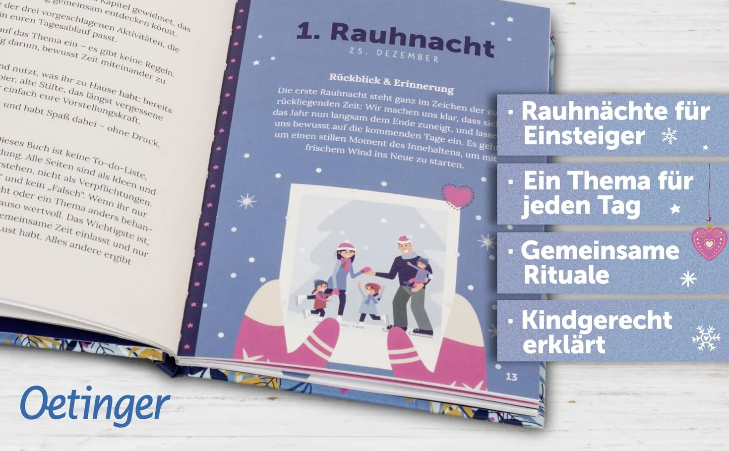 Magische Rauhnächte mit Kindern: Impulse, Ideen und Rituale für Familienzeit