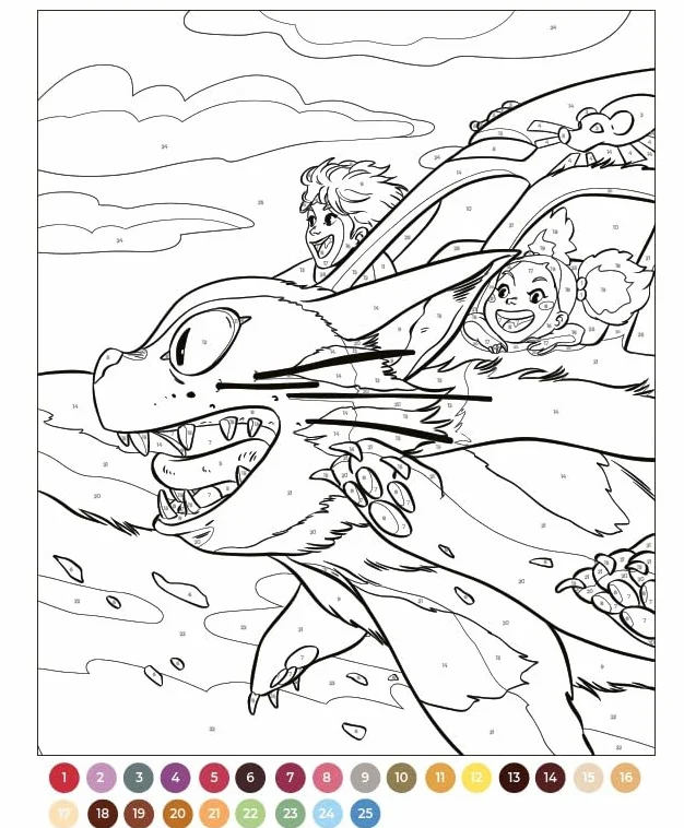 Coloriages par numéro Ghibli coloriages par numéro du studio Ghibli livre de coloriage Miyazaki - loisirs créatifs et activités