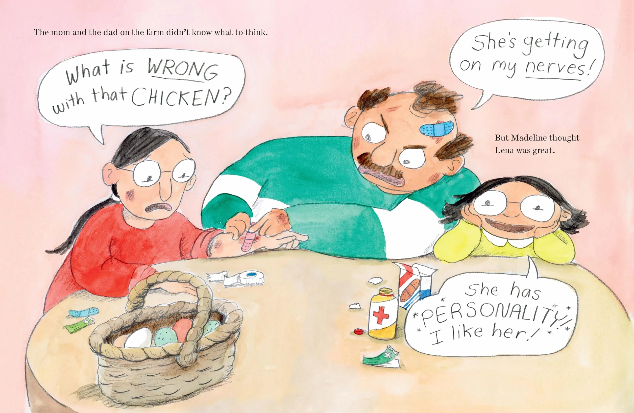 Lena the Chicken (But Really a Dinosaur!)