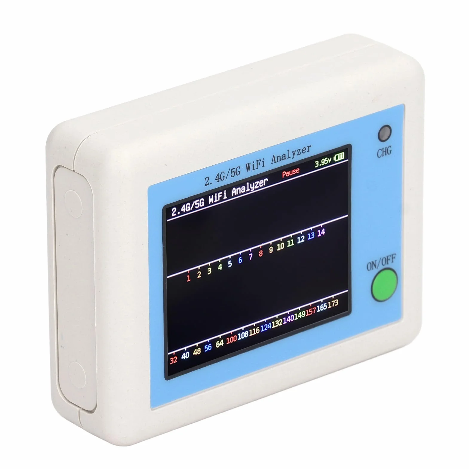 Analizator WIFI 2.4G i 5G Kolorowy Ekran TFT 2,4 Cala Skaner Sygnału Sieciowego Interfejs Ładowania Typu C