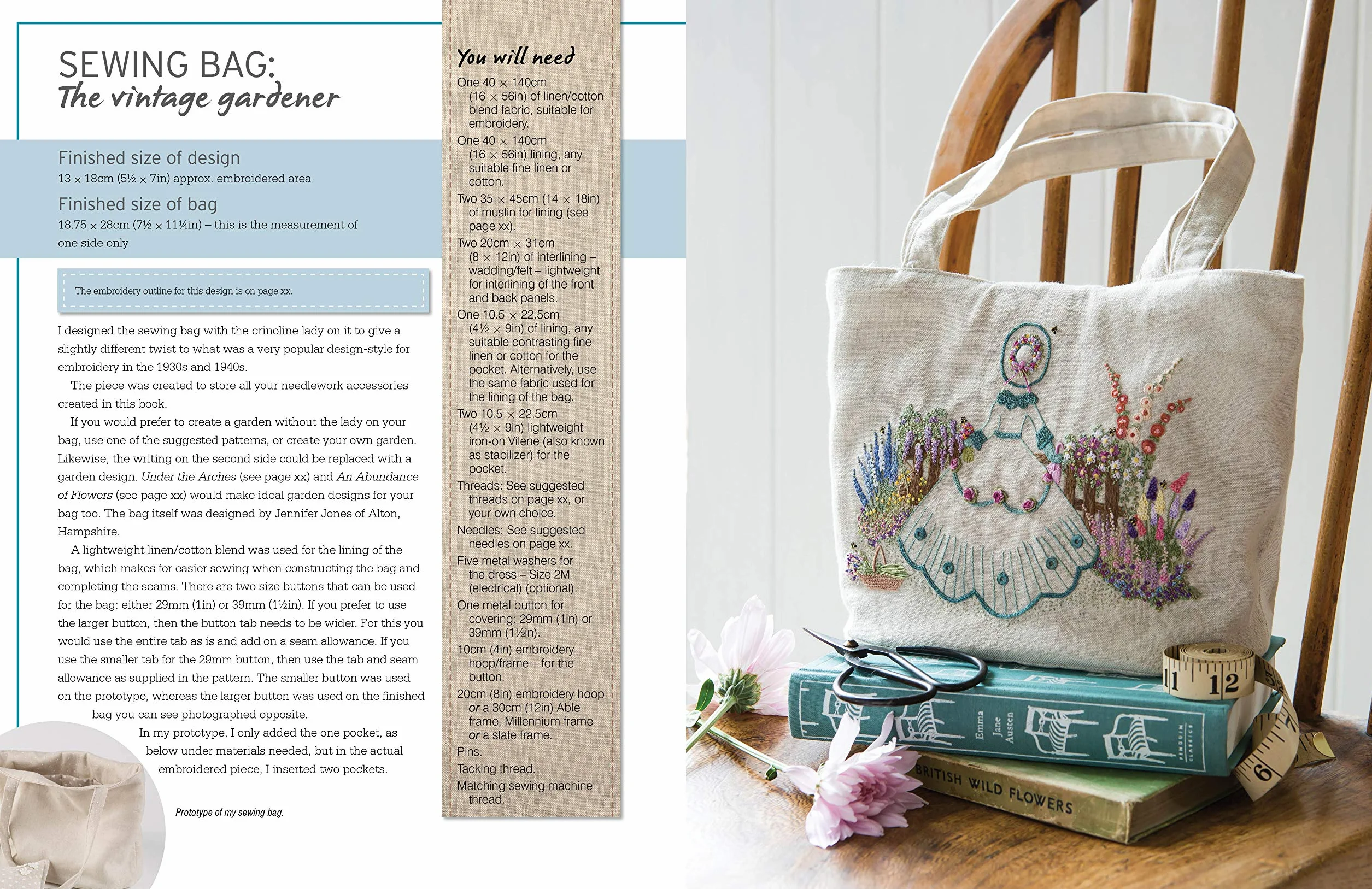 Embroidered Country Gardens: Hand-Stitched Floral Designs Inspired by Nature
