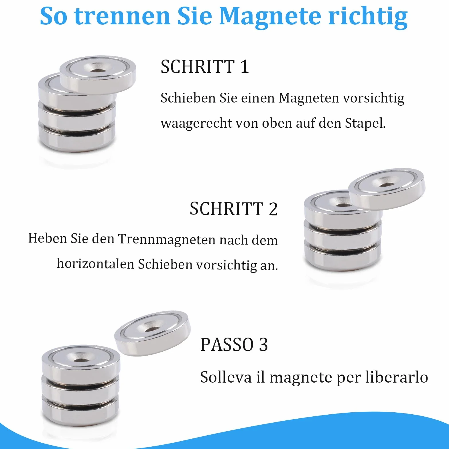 Magnesy neodymowe z otworem, 32 kg, mocne, magnesy do przykręcania śrubami, akcesoria warsztatowe, 25 mm, 4 sztuki