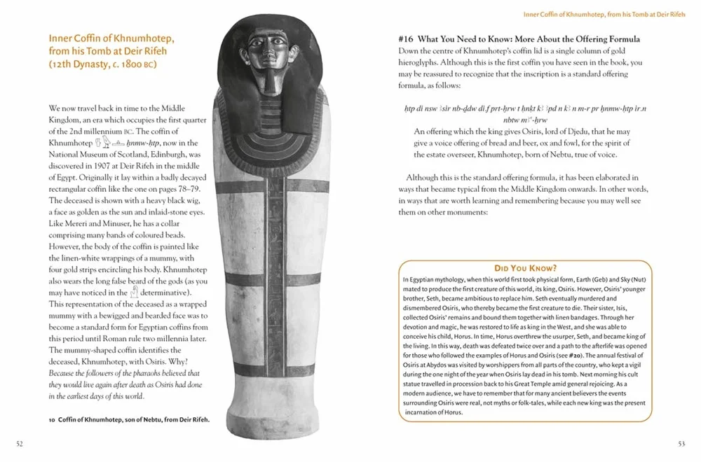 Egyptian Hieroglyphs for Complete Beginners /anglais: The Revolutionary New Approach to Reading the Monuments