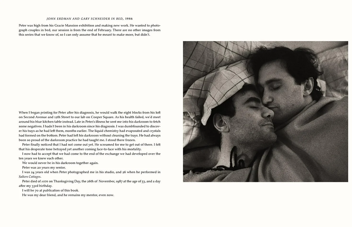 Peter Hujar Behind the Camera and in the Darkroom
