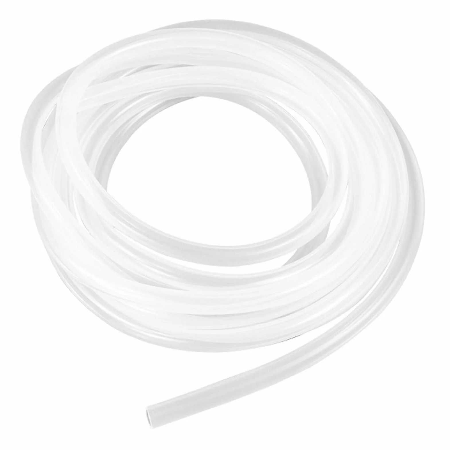 Rurka silikonowa, długość 1,5 m, średnica 5 mm x 8 mm średnica zewnętrzna, elastyczny wąż silikonowy, przezroczysta rura węża wodnego do transferu pompy