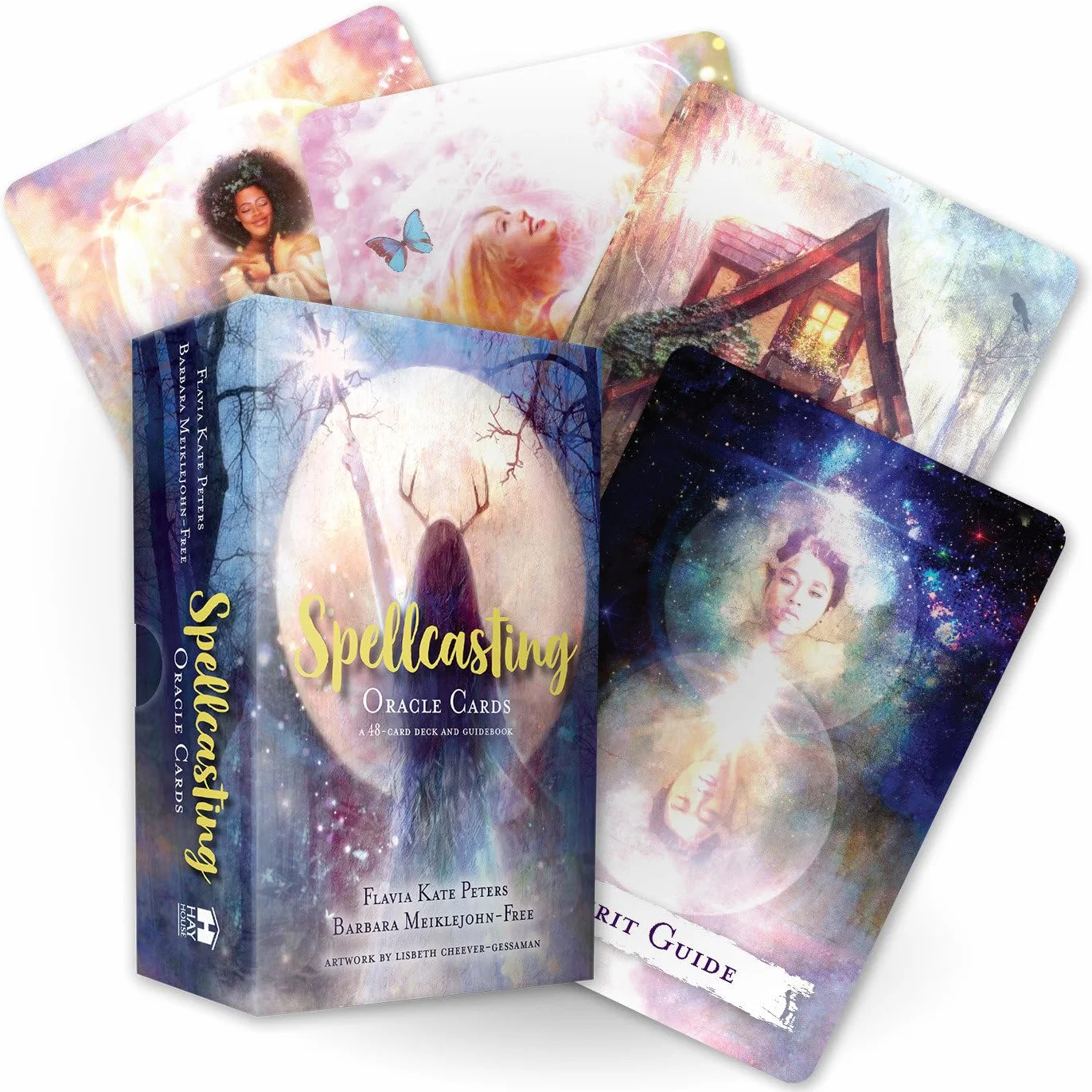 Spellcasting Oracle Cards: A 48-Card Deck and Guidebook