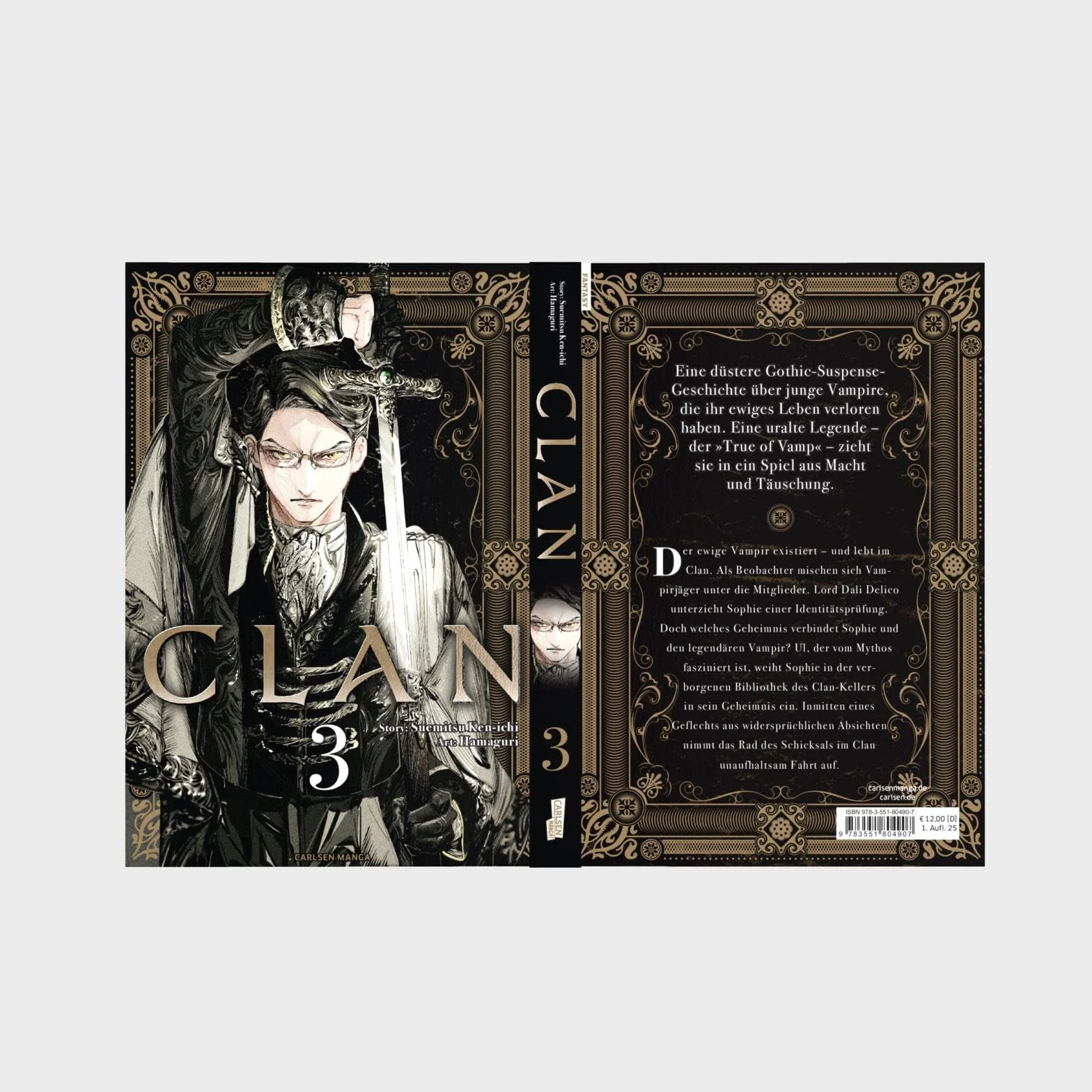 CLAN 3: Dunkle Mangafantasy über Vampire, Unsterblichkeit und düstere Geheimnisse