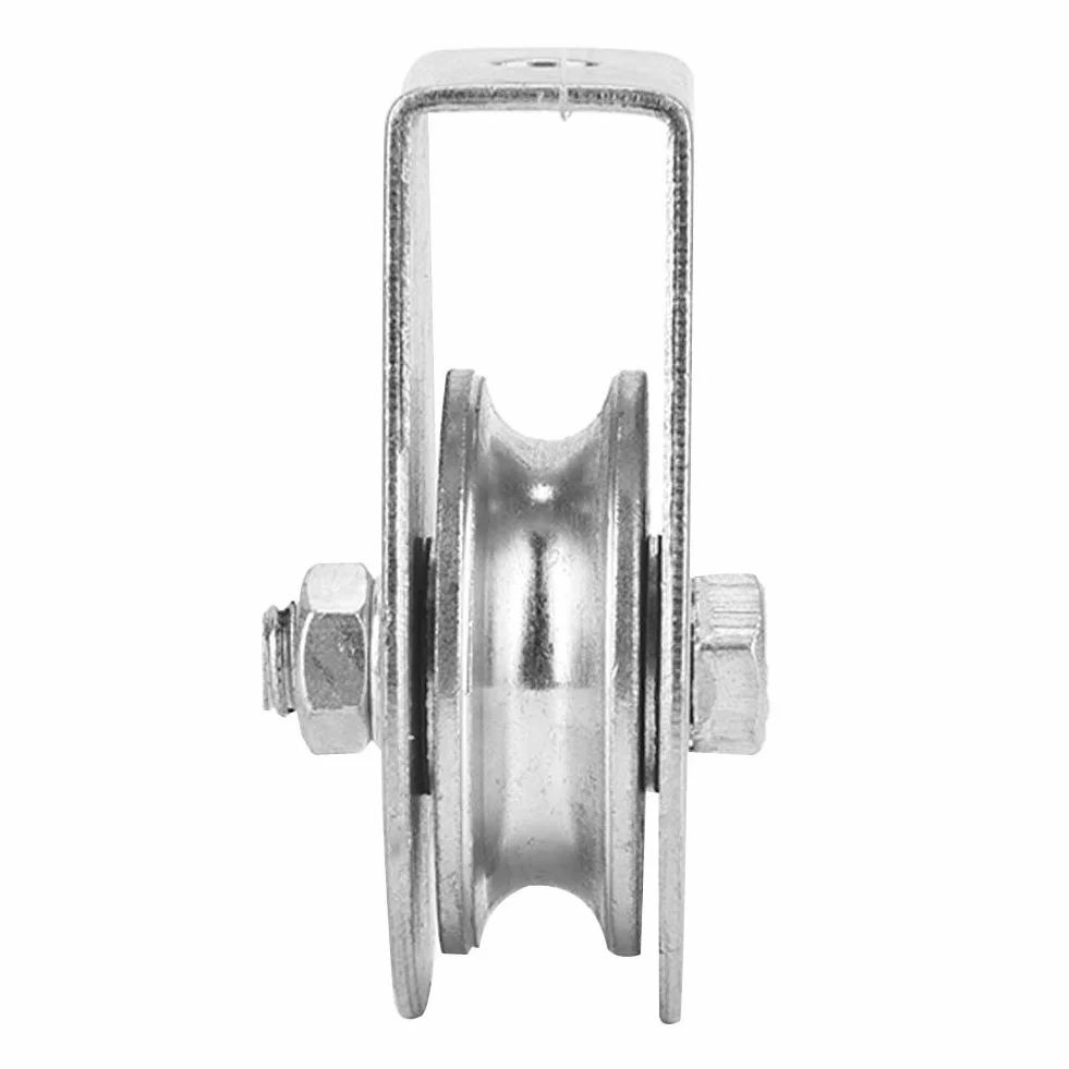 Single Pulley Block 300 kg Loading Swivel Pulley, dźwig obrotowy, hak wychylny, wysokowydajne koło podnoszące do załadunku lin stalowych (#03 całkowicie zamknięte łożysko bez pierścienia)
