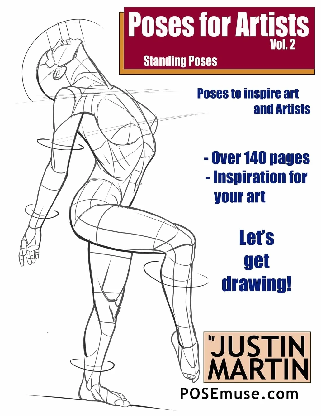 Poses for Artists Volume 2 - Standing Poses: Figure Drawing Reference