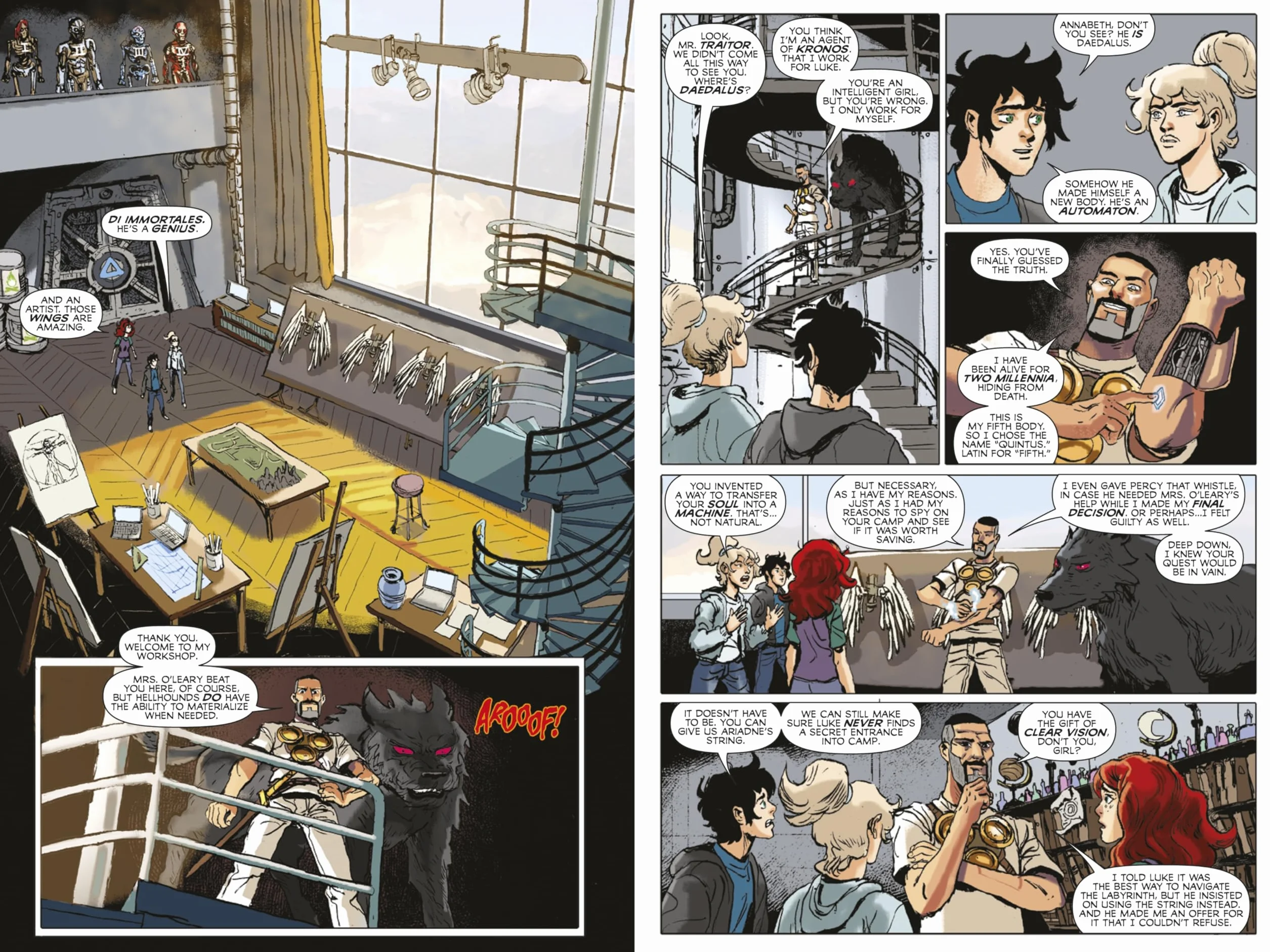 Percy Jackson Book 4: The Battle of the Labyrinth Graphic Novel