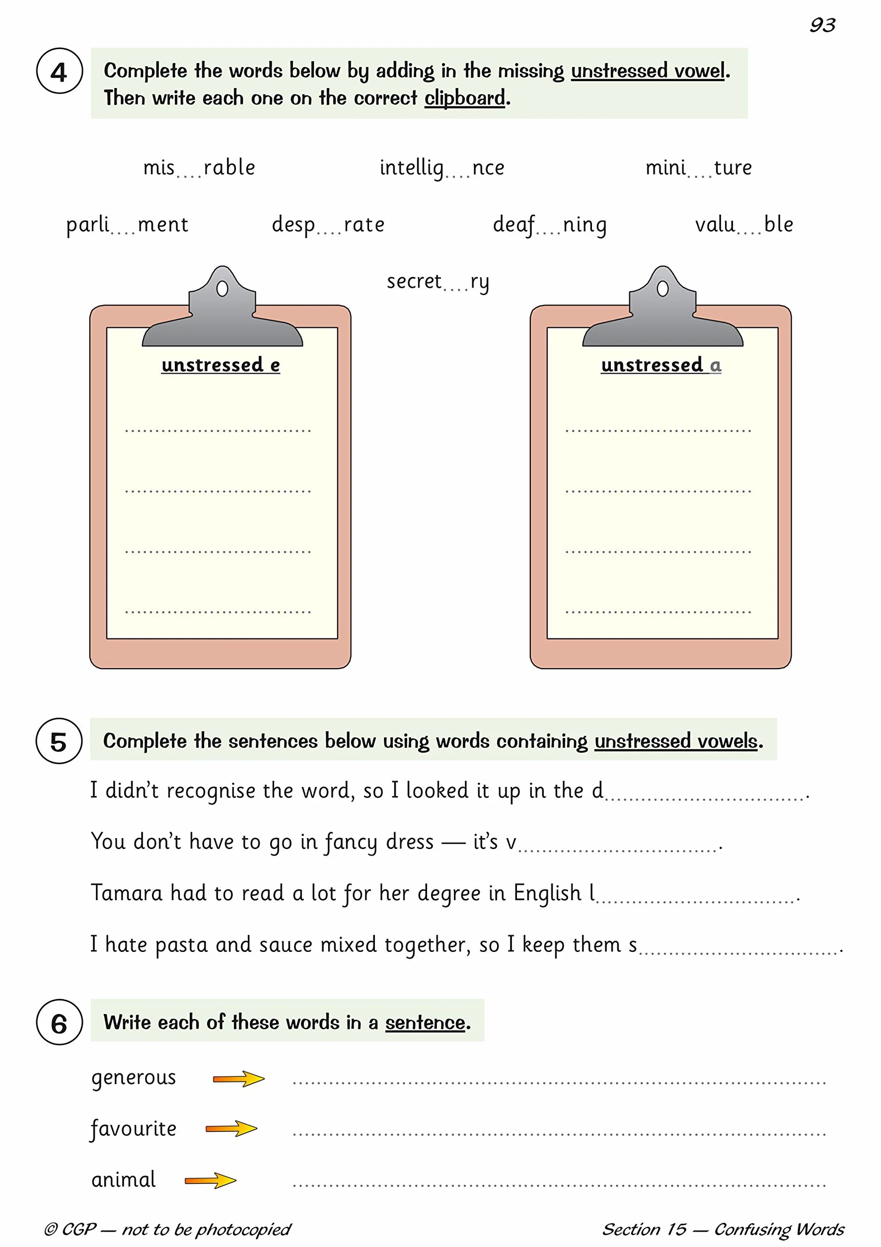 KS2 English Year 5 Grammar Punctuation Spelling Targeted Question Book with Answers