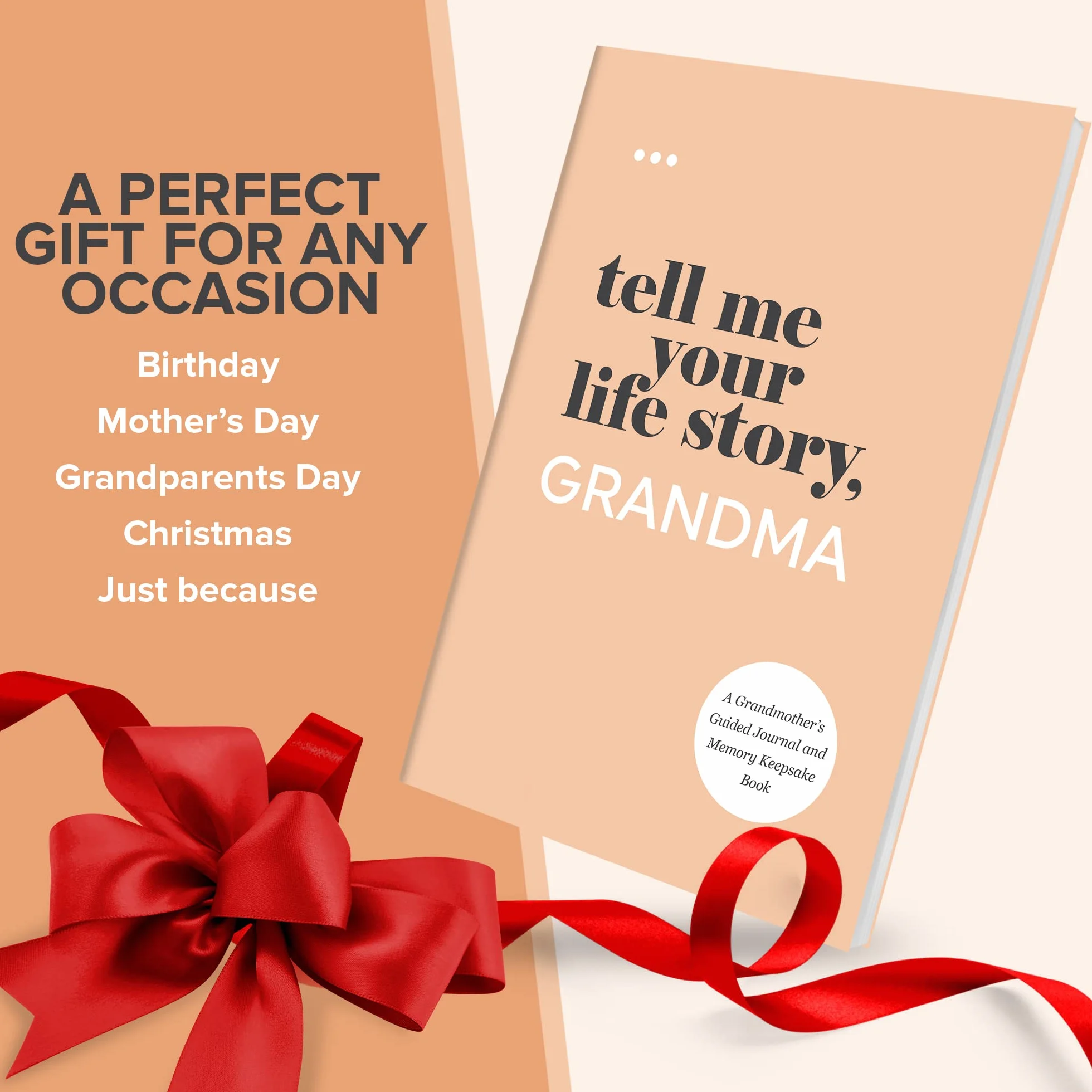 Tell Me Your Life Story, Grandma: A Grandmother’s Guided Journal and Memory Keepsake Book