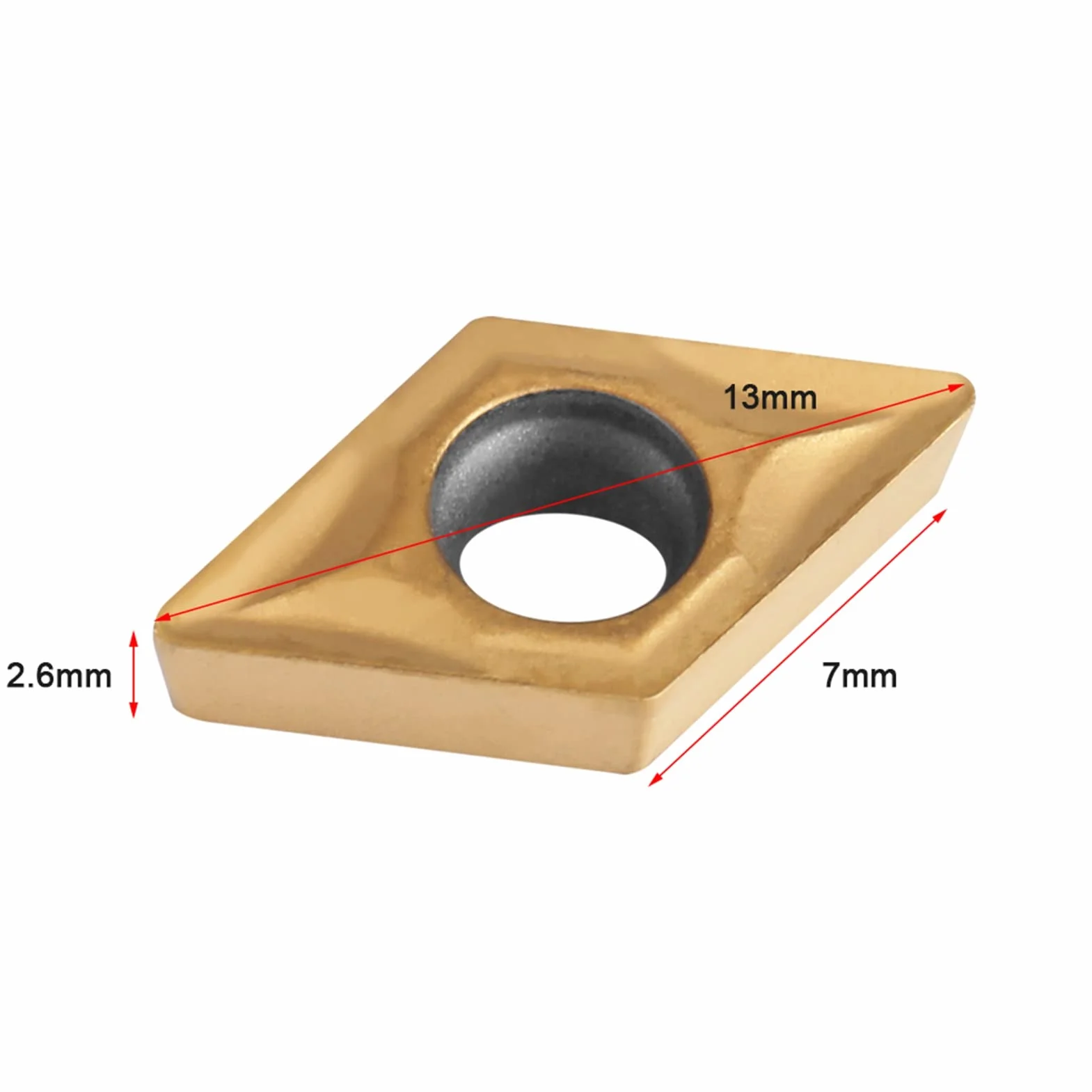 10 sztuk diamentowe frezy z węglika wolframu CNC wymienne tokarki frezarskie wkładki tokarskie z pudełkiem DCMT070204 US735 DCMT51.51 do stali