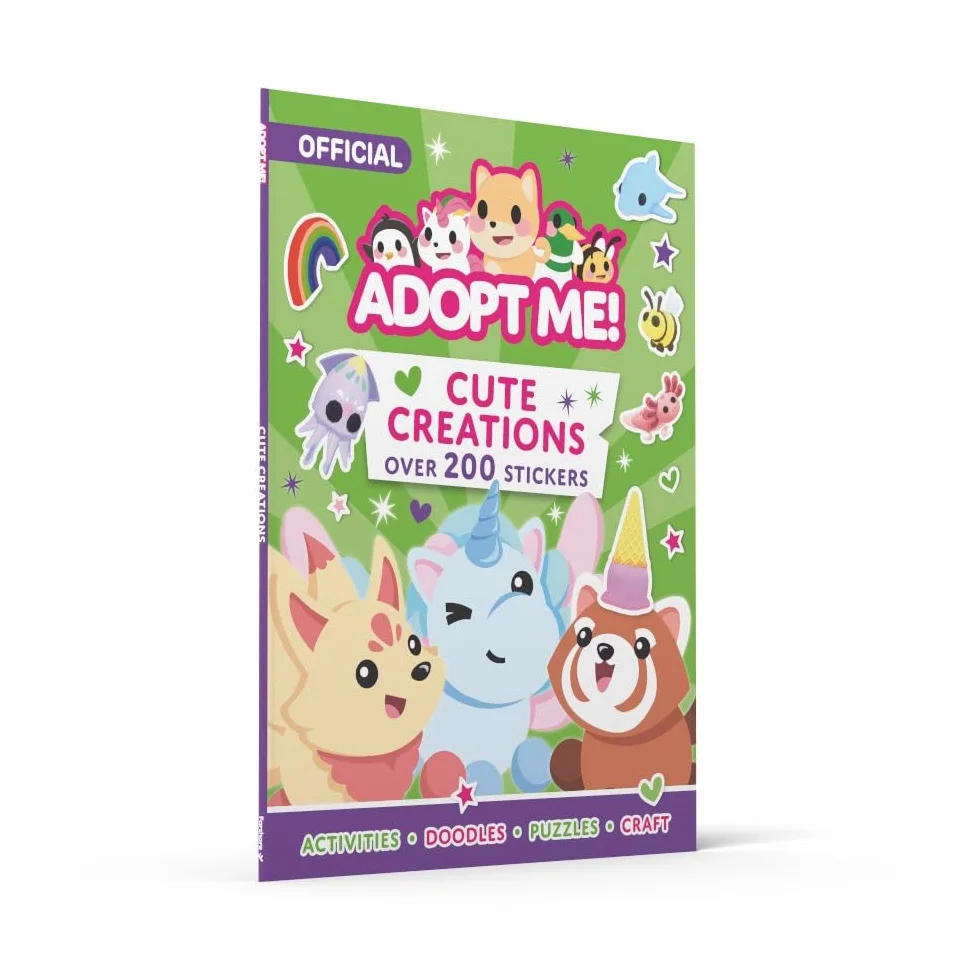 Adopt Me! Cute Creations Sticker Book: Activity Book for fans of online game, ages 7-11