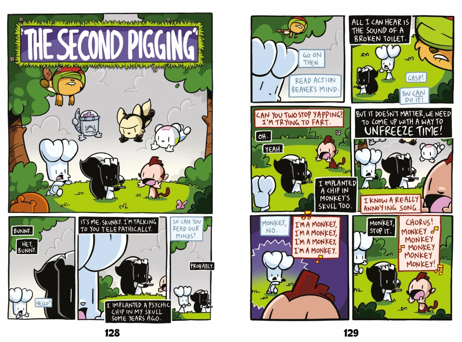 Bunny vs Monkey: The Impossible Pig Phoenix Comic Book Jamie Smart