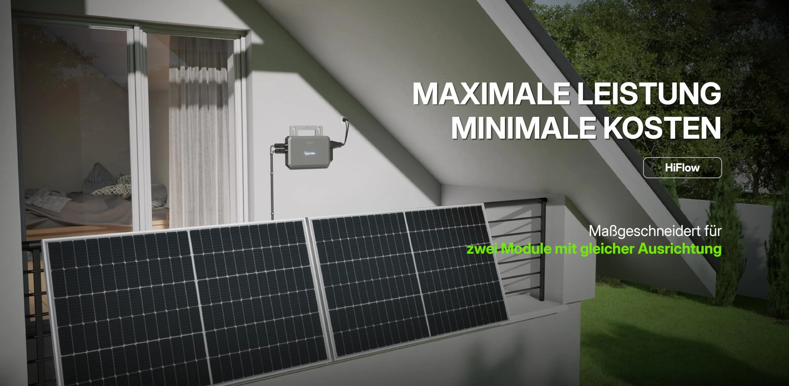 Hoymiles HiFlow 800 mikro-inwerter 800W WLAN Bluetooth Plug & Play z kablem Schuko 5m