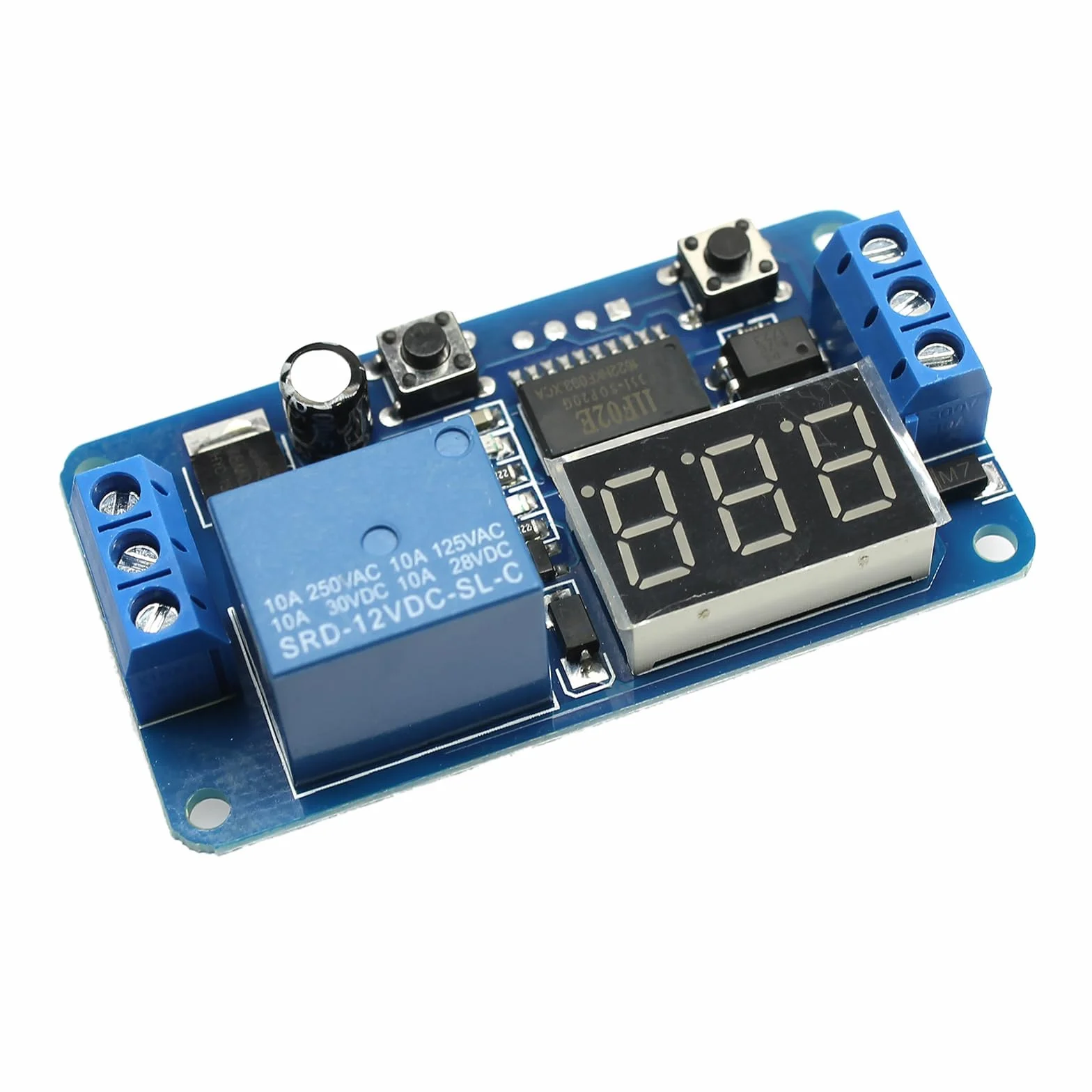 QUARKZMAN Moduł ekranu LCD OLED 1,3 cala 128x64 I2C IIC niebieski