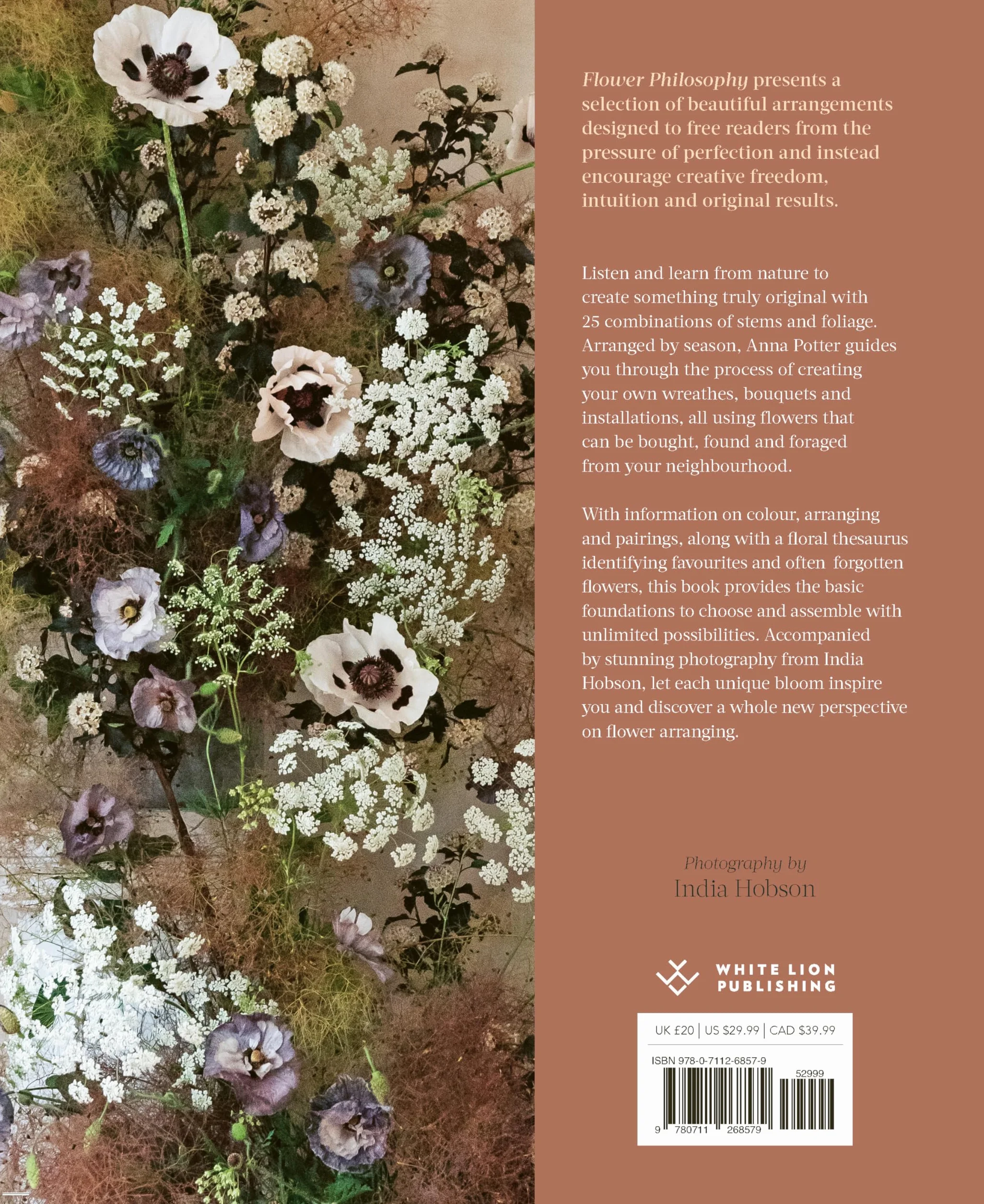 Flower Philosophy /anglais: Seasonal Projects to Inspire & Restore