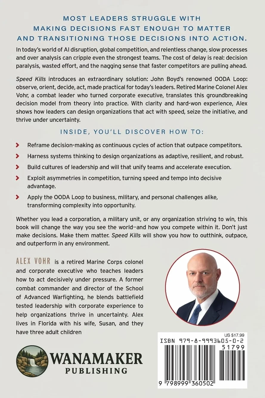Speed Kills: Leveraging John Boyd's OODA Loop to Build Organizations That Win