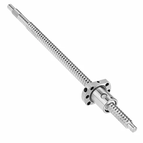 Ausla Śruba Kulowa SFU1204 300mm z Nakrętką Kulową Przeciwluzowa 12mm Skok 4mm do CNC