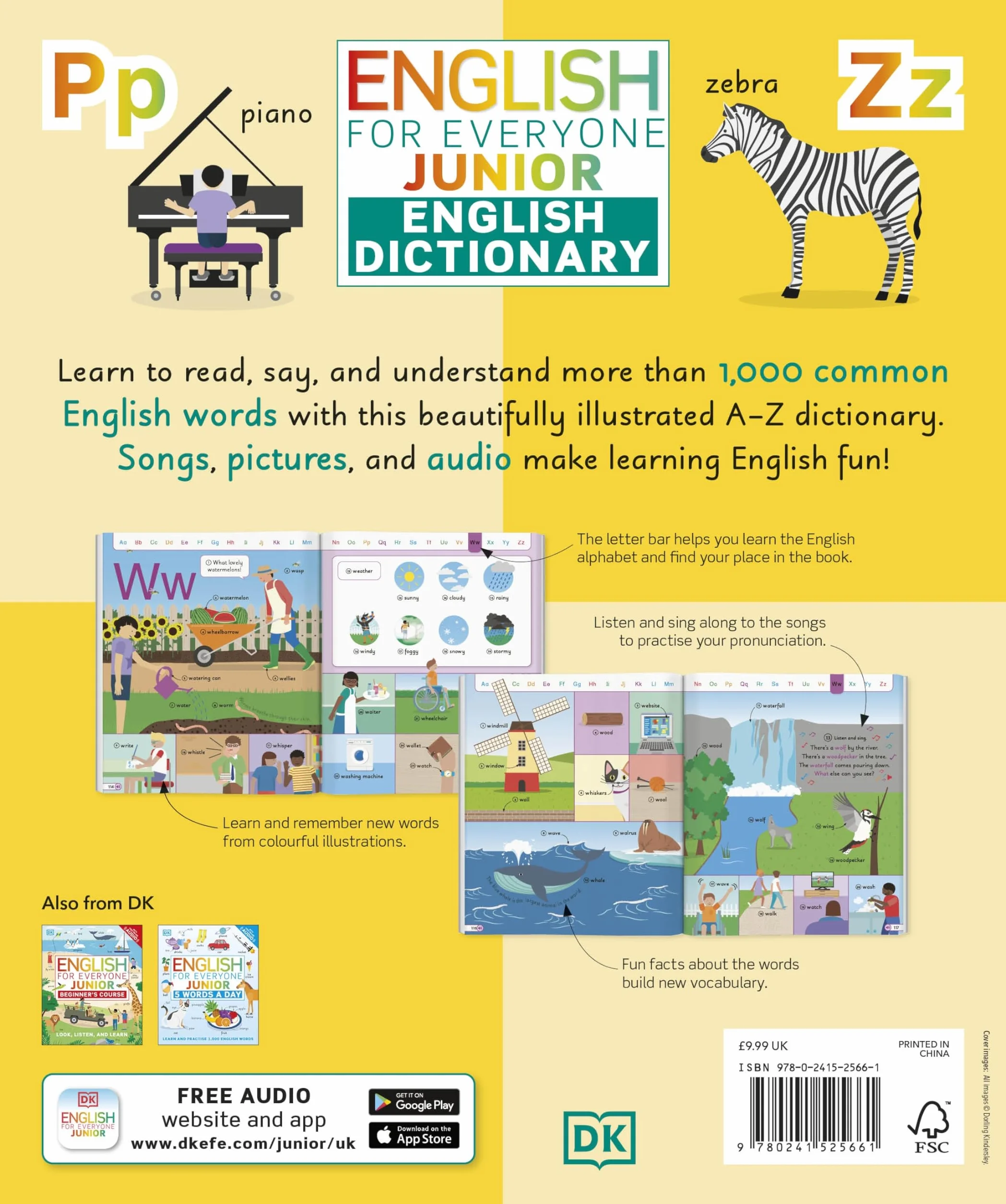 English for Everyone Junior English Dictionary: Learn to Read and Say 1,000 Words