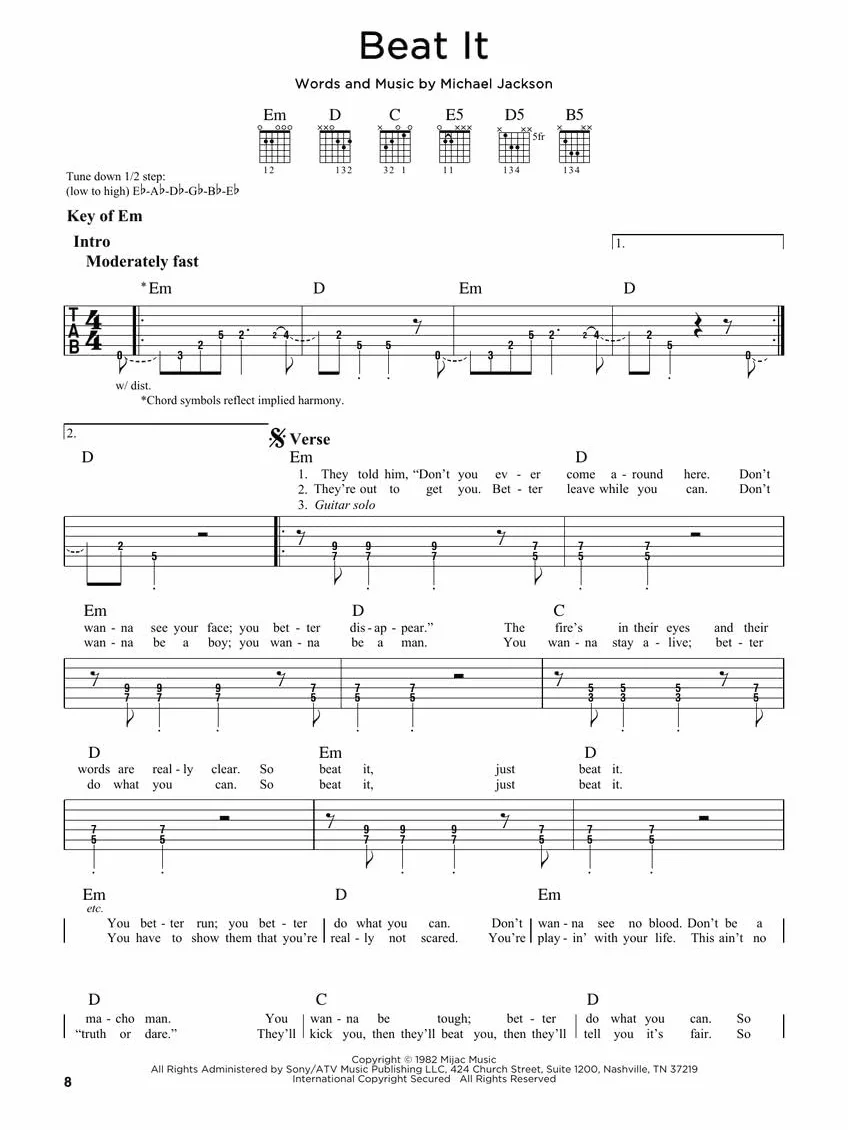 First 50 Rock Songs You Should Play on Electric Guitar
