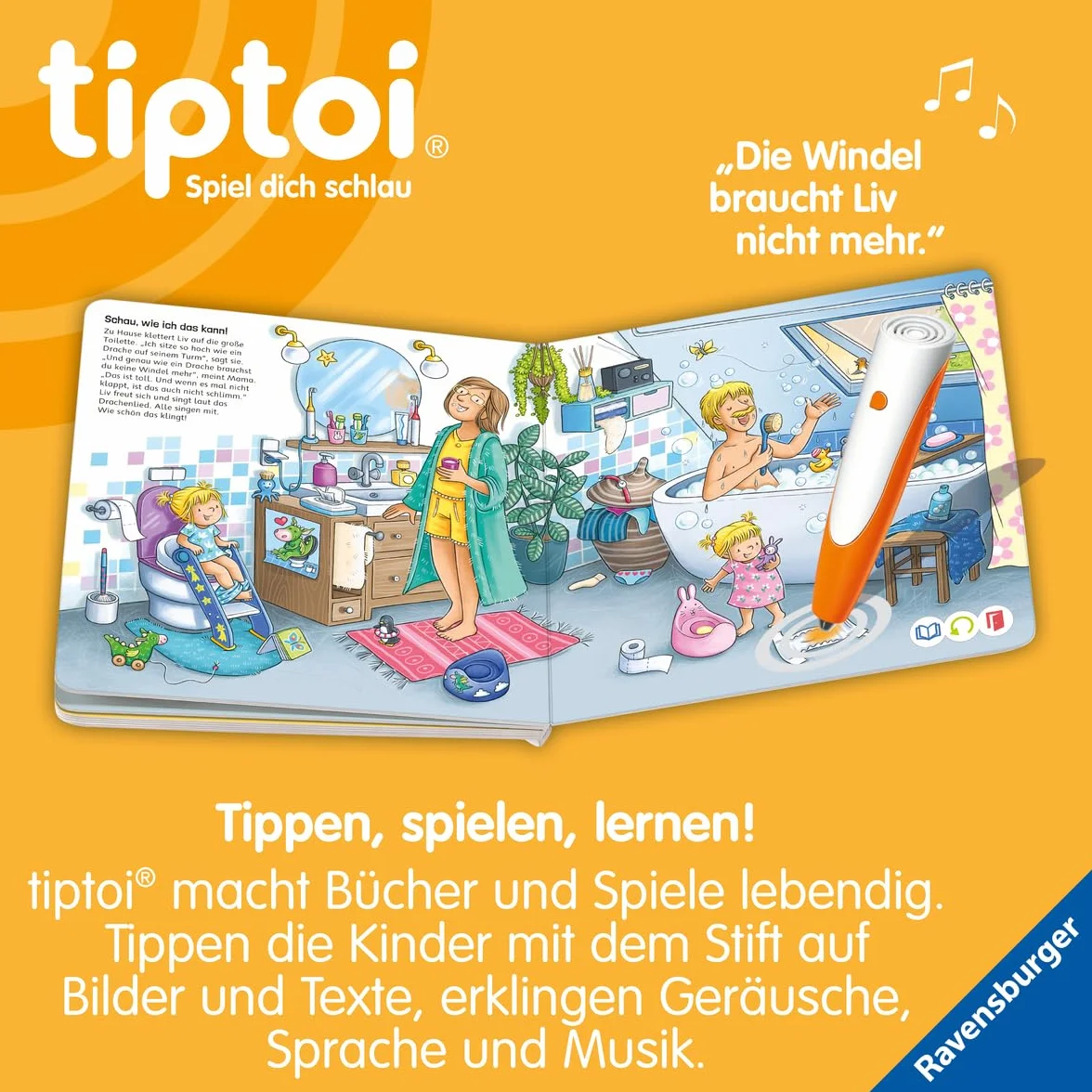 tiptoi® Abenteuer Großwerden - Liv geht aufs Töpfchen