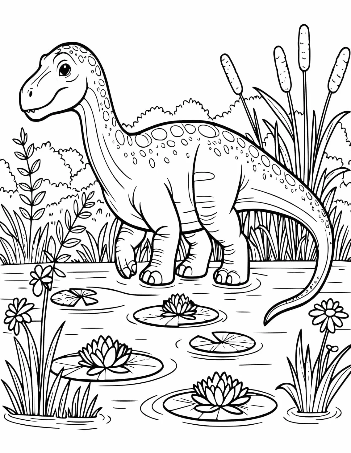 Dinosaur Coloring Book for Kids Ages 4-8: Prehistoric Dino Colouring for Boys & Girls