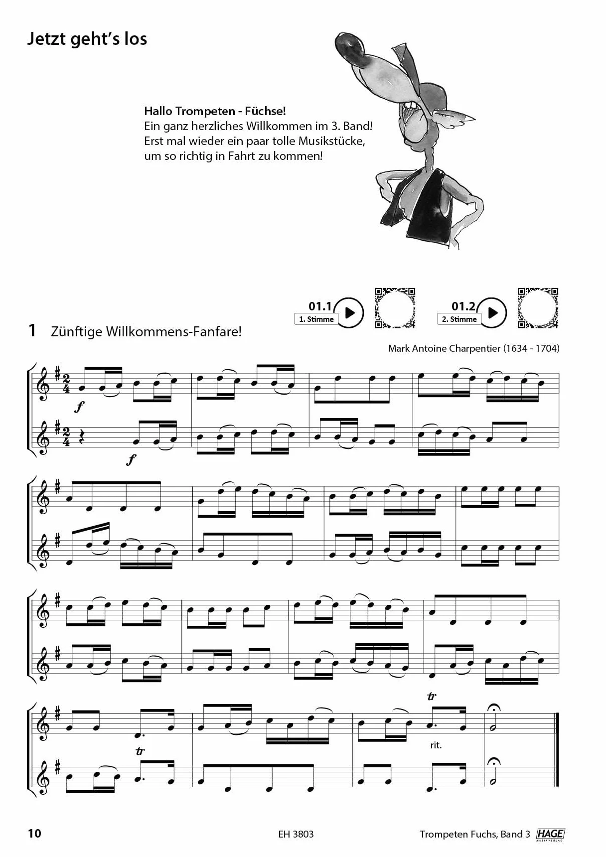 Trompeten Fuchs Band 3: Trompetenschule