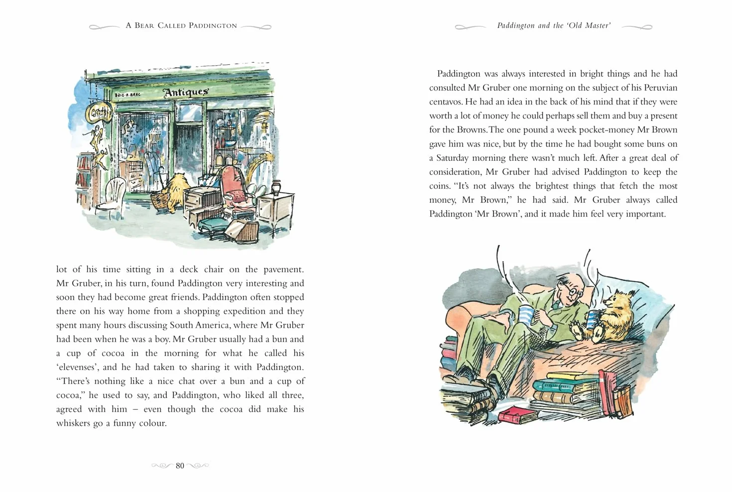 A Bear Called Paddington: 65th Anniversary gift edition of the original funny classic novel for children, with colour illustrations throughout