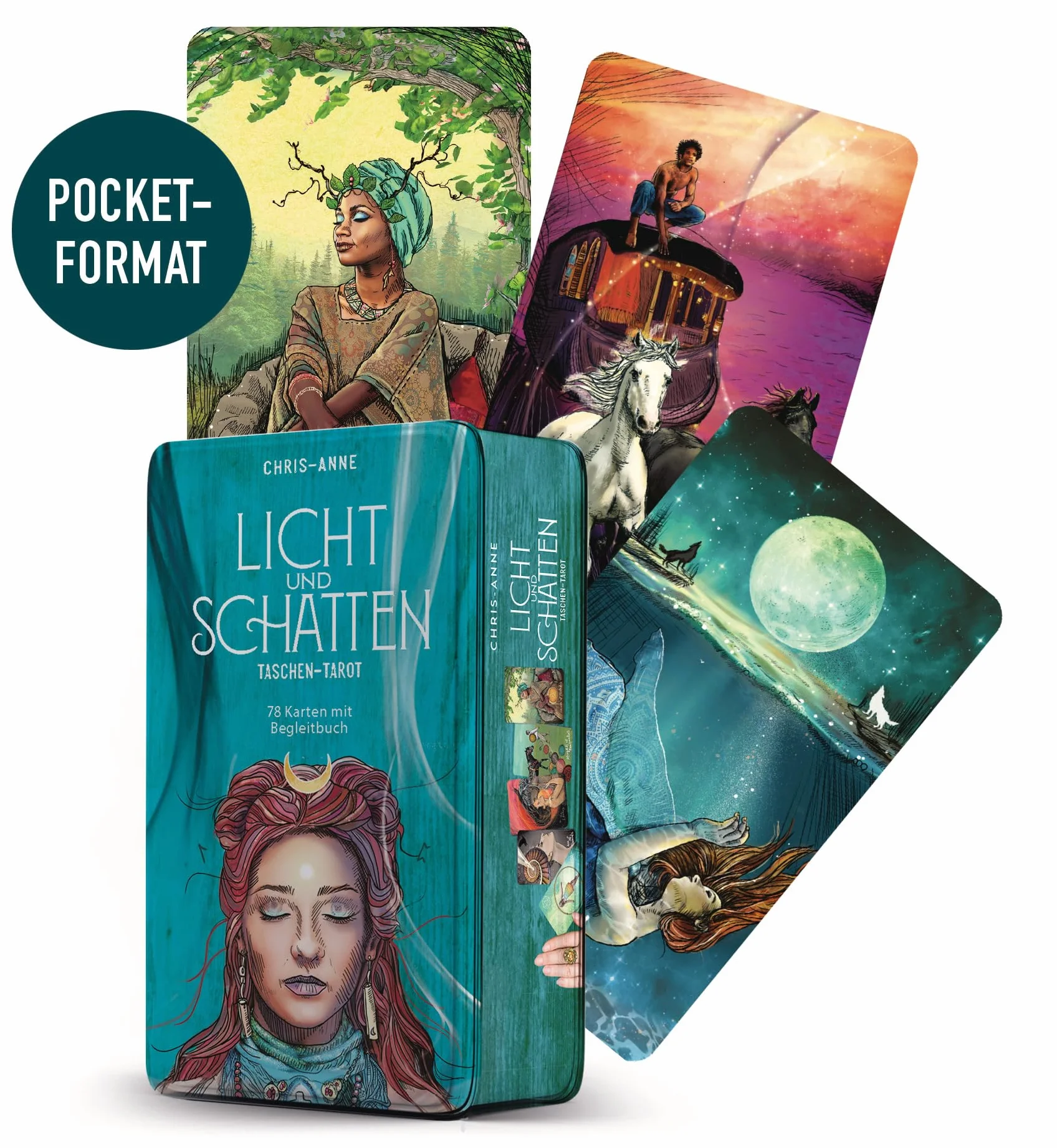 Licht und Schatten Taschen-Tarot: 78 Karten mit Begleitbuch