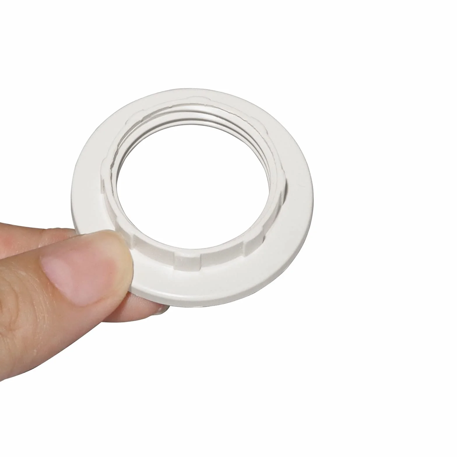 Pierścień redukcyjny E27 40 mm z kołnierzem śrubowym do lamp